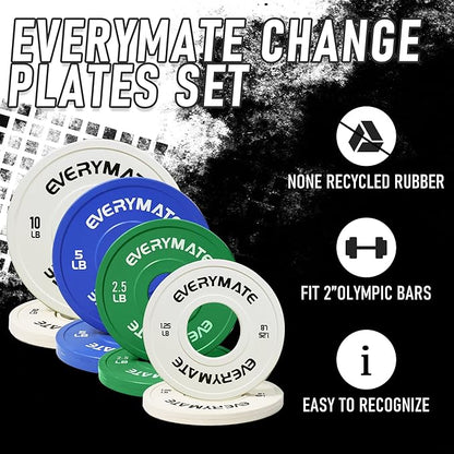 Change Weight Plates 1.25LB 2.5LB 5LB 10LB Set