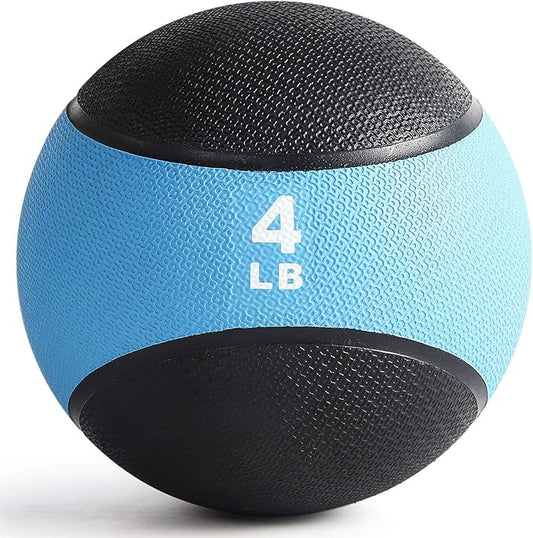 RitFit Weighted Medicine Ball - Non-Slip Rubber Shell