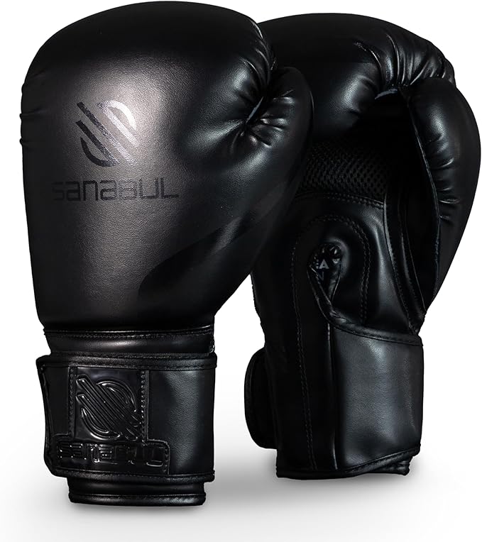Sanabul Essential Gel Boxing Gloves for Men & Women, Kickboxing MMA, Muay Thai Gloves and Heavy Bag Training Punching & Sparring
