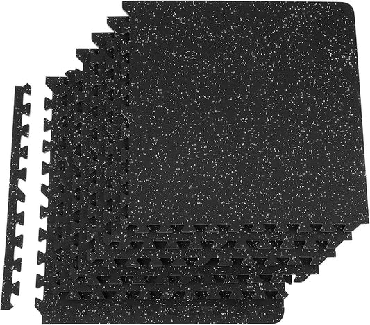 VEVOR 0.56Inch Thick Gym Floor Mats 25/12/6 Tiles