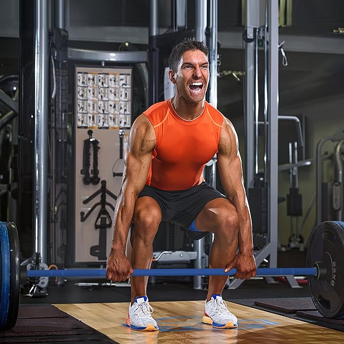 Elevens Olympic Barbell Training Curl Weight Bar 300LBS/330LBS/700LBS /1000LBS/1500LBS Capacity,Chrome
