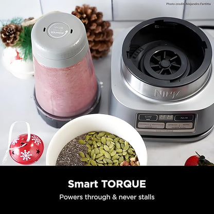 Ninja Blenders for Kitchen | Smoothie Blender, Mixer, Grinder - Premium Blending Performance for Sauces, Frozen Drinks, and More | 1200 Peak Watt Motor | SS101 Foodi Personal Smoothie Maker