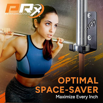 PRx Performance Wall-Mounted Barbell Rack - Space-Efficient Barbell