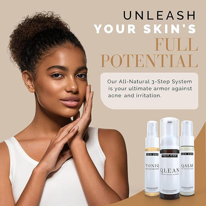 Noir D'or Acne Scar Treatment | Three-Step Extra Gentle Repair Set for Hyperpigmentation, Dark Spot Removal, and Breakouts | Face Skincare
