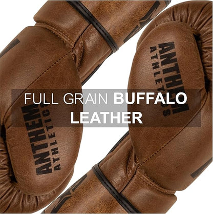 Anthem Athletics Stormbringer Full Grain Leather Boxing Gloves Men Women Muay Thai Gloves 12 oz 14 oz or 16 oz Boxing Gloves