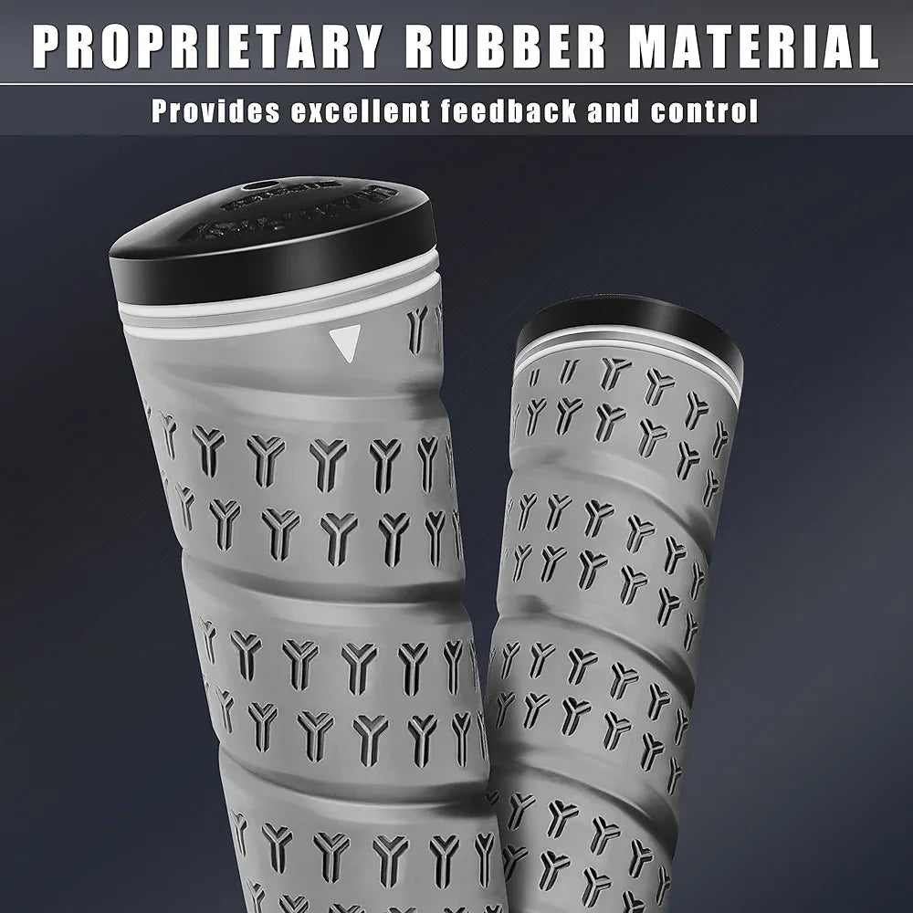 CHAMPKEY WRAP-Y Rubber Golf Grips 13 Pack Come with All Repair Kits - High Feedback and Traction Golf Club Grips