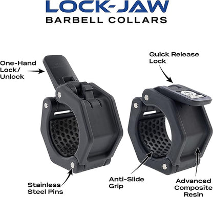 Lock-Jaw Sport Olympic Barbell Collar - Quick Release