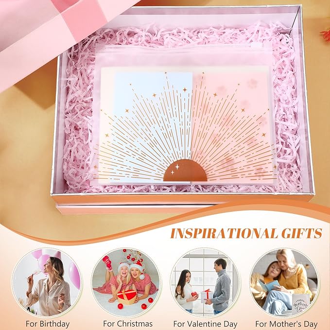 Reginary 100 Pcs Inspirational Gifts for Girls Women Travel Cheer Makeup Bag Bulk Loved Quotes Cosmetic Bags with Zipper Thank You Encouragement Birthday Gift Bag (Gold Star)