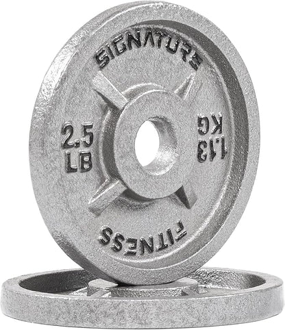 Signature Fitness Deep Dish 1-Inch Standard Cast Iron
