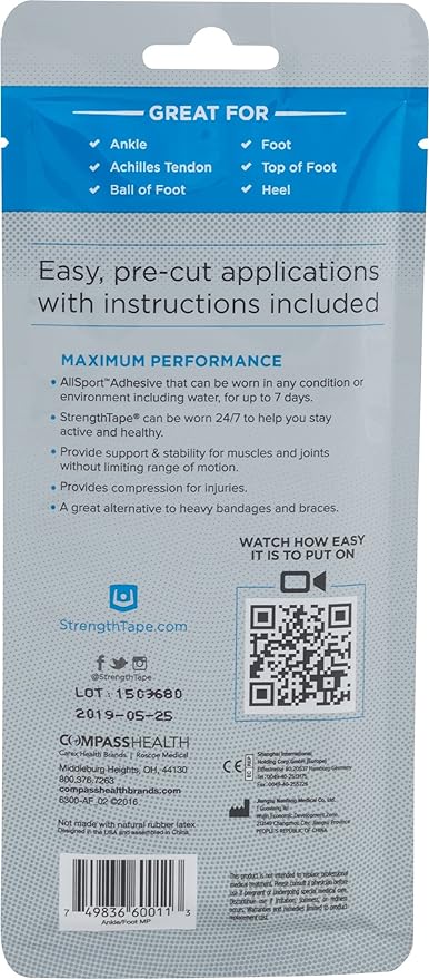 Kinesiology Tape, K Tape Taping Kits, Premium Sports Tape Provides Support and Stability to The Target Area, Multiple Kits Available
