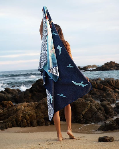 Elite Trend Microfiber Beach Towel - Extra Large 78x35 Inch