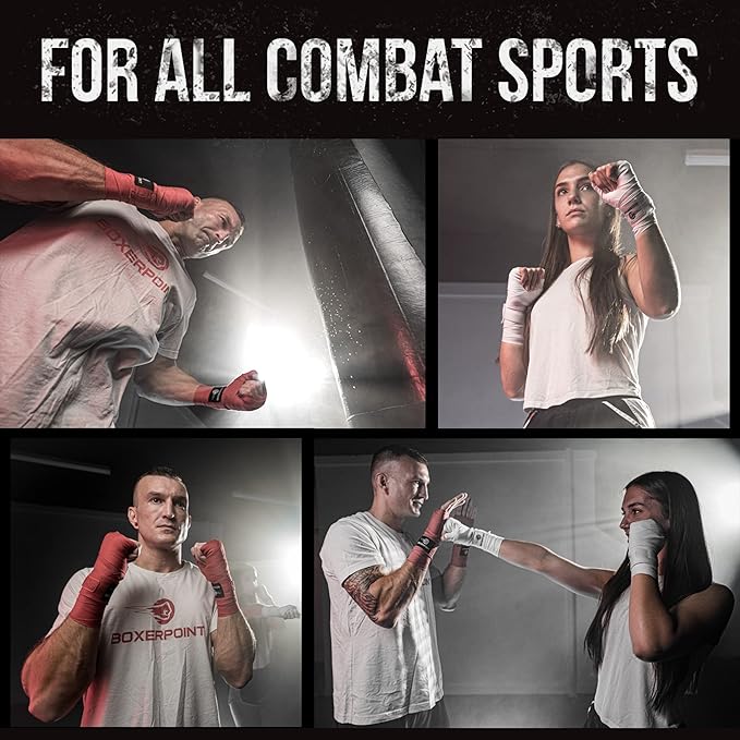 BOXERPOINT 180" Ringside Boxing Wraps for Men and Women