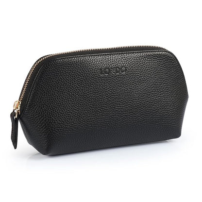 Genuine Leather Makeup Bag – Cosmetic Pouch, Travel Organizer, Toiletry Clutch for Women, Stylish & Durable Storage for Essentials