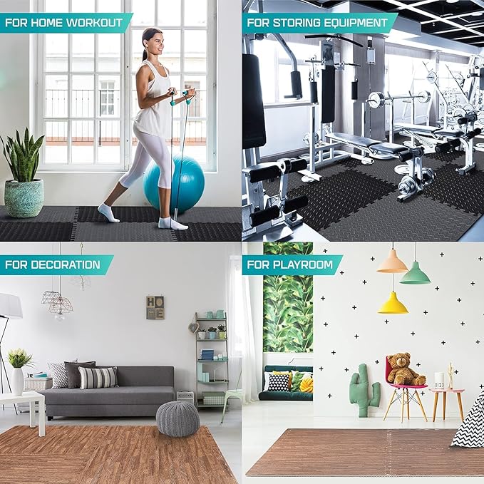 Yes4All 12, 16, 36 SQ. FT Puzzle/Interlocking Exercise