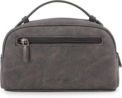 Wrangler Makeup Pouch Bag Mini Western Toiletry Purse Cosmetic Organizer Paisley Travel Pouch for Women