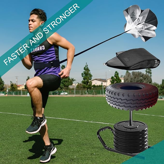 Weighted Training Waist Belt for Pulling Sled and Tires