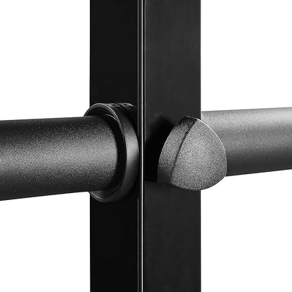 Yaheetech 2-inch Barbell Plate and Dumbbell Racks Tree Olympic Plate Rack Weight Bumper Plate Holder w/ 2 Bar Holder