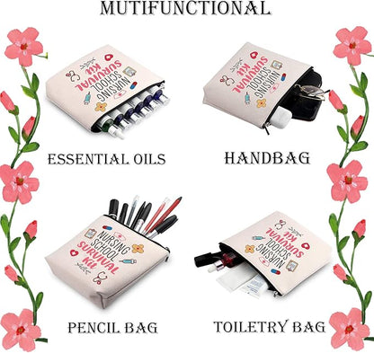 WCGXKO Nurse Gift Nurse Cosmetics Gift Nursing School Survival kit Gift for RN CNA LPV BSN LVP (NURSING SCHOOL)