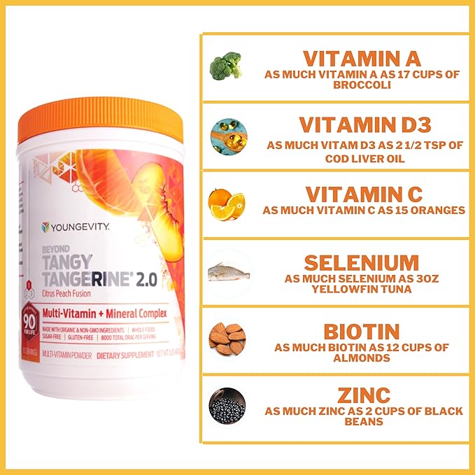 Beyond Tangy Tangerine 2.0 Citrus Peach Fusion - 1lb - 6 Pack