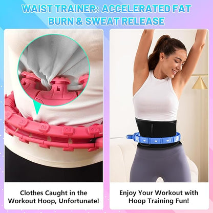 Weighted Workout Hoop for Adult Weight Loss - 48" Infinity