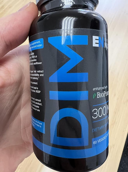 Dim Supplement 300mg - Extra Strength Diindolylmethane DIM for Men & Women + BioPerine - Estrogen Blocker for Men & Women - Estrogen Balance, Hormone, Menopause, Acne, PCOS (2 Pack)