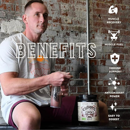 Earth Fed Muscle Ca-Cow! Chocolate Truly Grass Fed Whey 2lb - No Fillers, Flow Agents, or Synthetic Blends, Soy Free, Non GMO and Hormone Free (Chocolate)