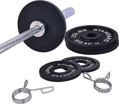 Signature Fitness Olympic 2-Inch Cast Iron Plate Weight