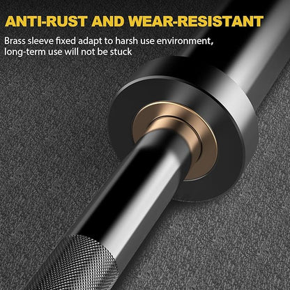 POWER GUIDANCE Chrome Olympic Barbell Bar 2 Inch 4ft/5ft/6ft