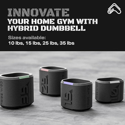 Tribe WOD Dark Elf Hybrid Dumbells 10-35lb - 1)