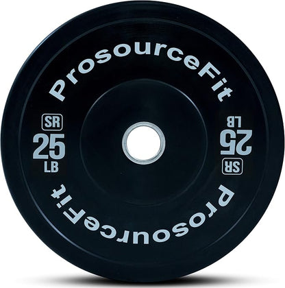 ProsourceFit Solid Rubber Bumper Plates (Sold Individually)