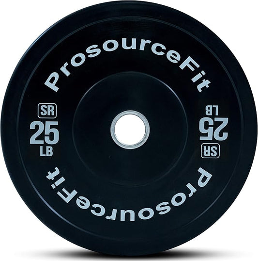 ProsourceFit Solid Rubber Bumper Plates (Sold Individually)