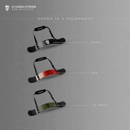 Gymreapers Bicep Arm Blaster -Thick Aluminum Support Bicep