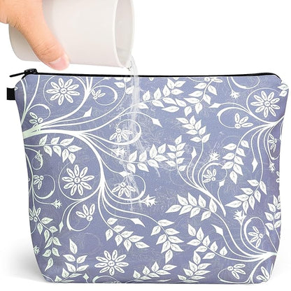 Noozion Large Makeup Bag Cosmetic Bag for Women Travel Bags Makeup Pouch for toiletries Water Resistant Girls Gift