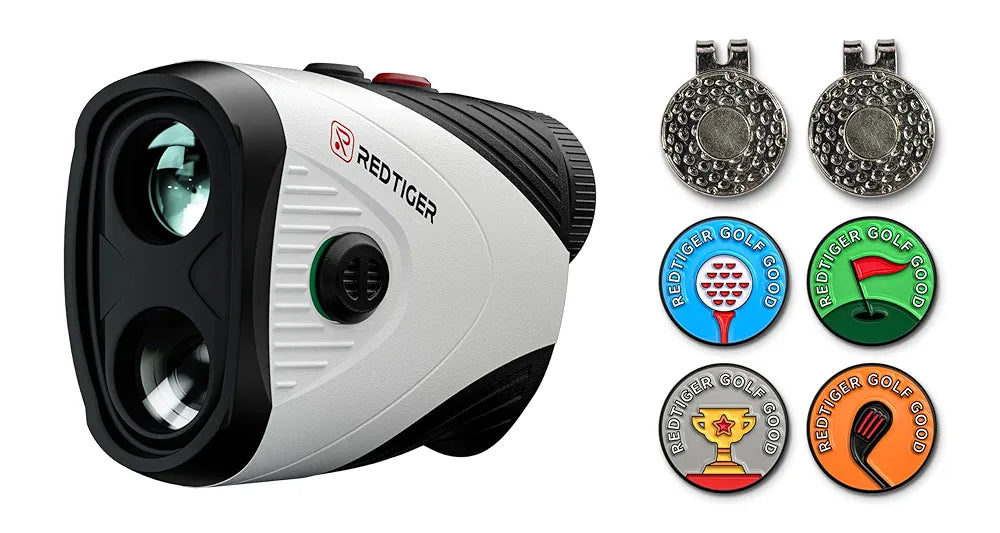 REDTIGER Golf Rangefinder with Extra Magnetic Golf Ball Marker Set
