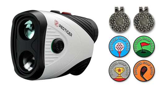 REDTIGER Golf Rangefinder with Extra Magnetic Golf Ball Marker Set