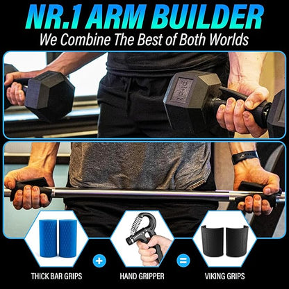Vikingstrength Grip strength trainer Thick Grip - Combines