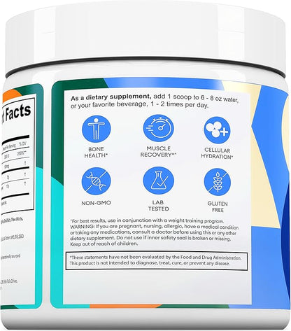 GLDN Creatine - Creatine Monohydrate with HMB for sustained Muscle Support and Recovery with Vitamin D3 and K2 for Bone and Joint Health - Unflavored - 30 Servings