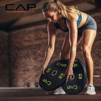 CAP Barbell Rubber Olympic Bumper Plate