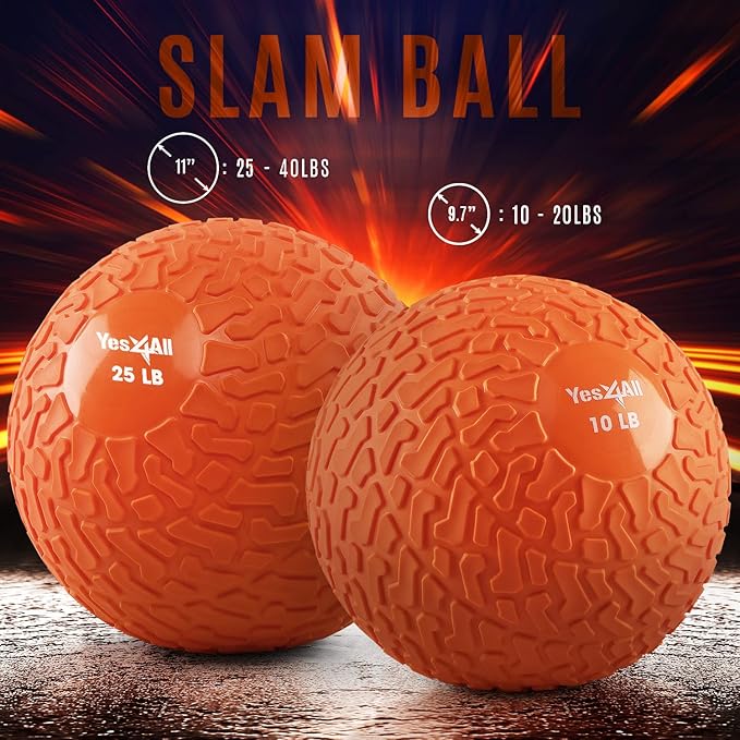 Yes4All Slam Ball 10-40lb Medicine