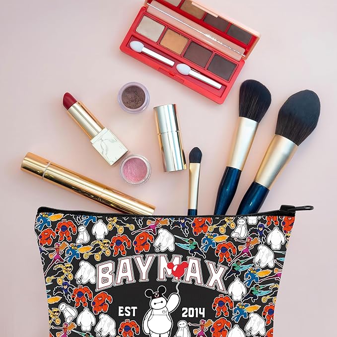 VAMSII Animated Film Merchandise Gift B Est 2014 Zipper Pouch Makeup Bag Gift Movie Fans (BLK-B-MAX 2014)