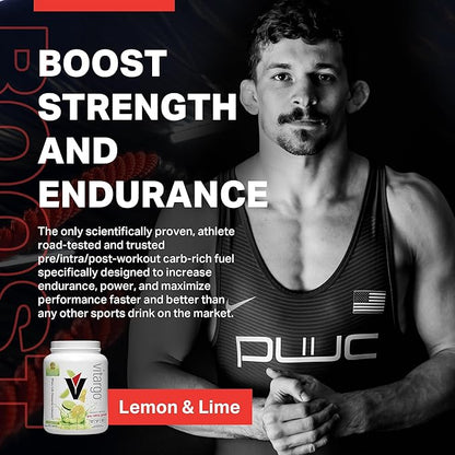 Vitargo Carbohydrate Powder | Feed Muscle Glycogen 2X Faster | 4.4 LB Lemon & Lime Pre Workout & Post Workout | Carb Supplement for Recovery, Endurance, Gain Muscle Mass