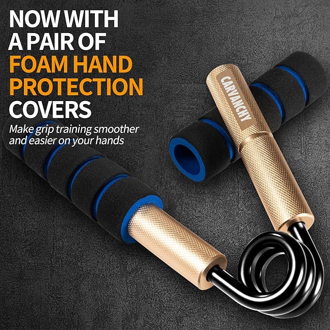 Grip Strength Trainer Set 50-300LB(6 Pack),