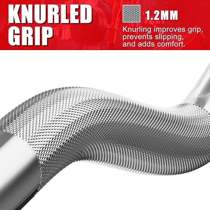 Olympic Barbell Curl Bar EZ Bar Strength Training