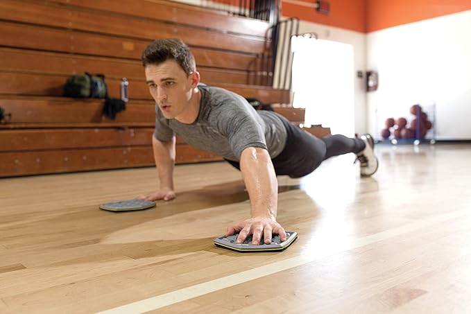 SKLZ Slidez Dual-Sided Exercise Glider Discs for Core
