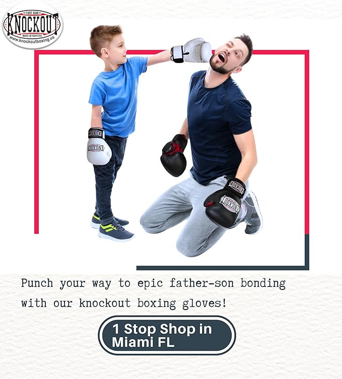 Knockout Gel Boxing Gloves for Men Women - Pro Training Sparring, Maya Hide Leather Muay Thai MMA Kickboxing, Adults-Kids Heavy Bag Workout Gloves for Boxing -Ultra-Wide Wrist Support 10 oz - 16 oz