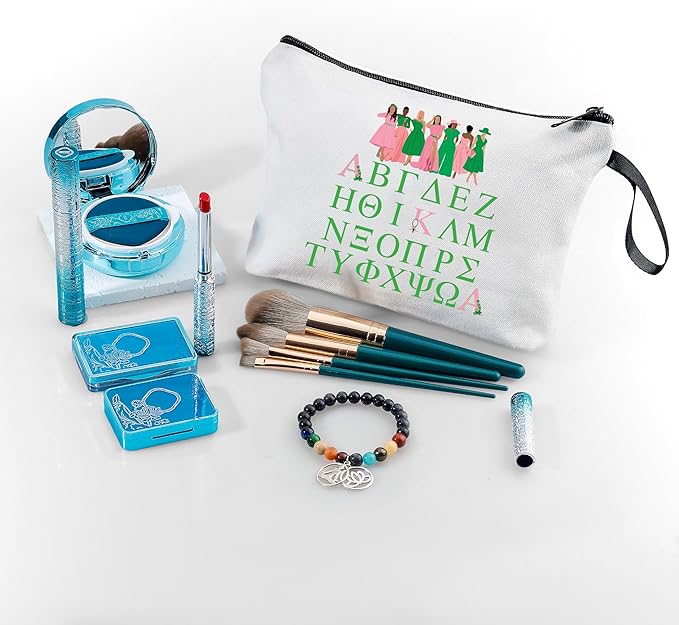 Big Little Sorority Cool Gifts for Women Birthday Female Friend Gift Ideas Make Up Bags Sorority Gifts for Women