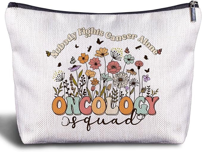 Oncology Nurse Gifts Makeup Bag - Thank You Gift for Oncology Nurse, Appreciation Gift for RN, Practitioner Nurse Week Gift, Graduation Gifts for Nurse Cosmetic Bag