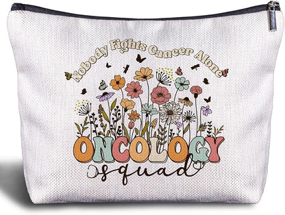 Oncology Nurse Gifts Makeup Bag - Thank You Gift for Oncology Nurse, Appreciation Gift for RN, Practitioner Nurse Week Gift, Graduation Gifts for Nurse Cosmetic Bag