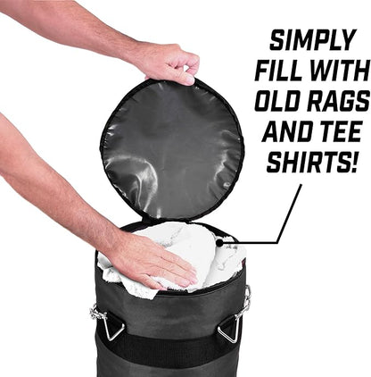 GoSports Fillable Punching Bag Training Aid - Great for Boxing, MMA, Muay Thai and More, Fill with Clothes and Rags