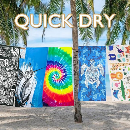 Beach Towel - Microfiber Beach Towels(71" x 40" 1Pcs) -